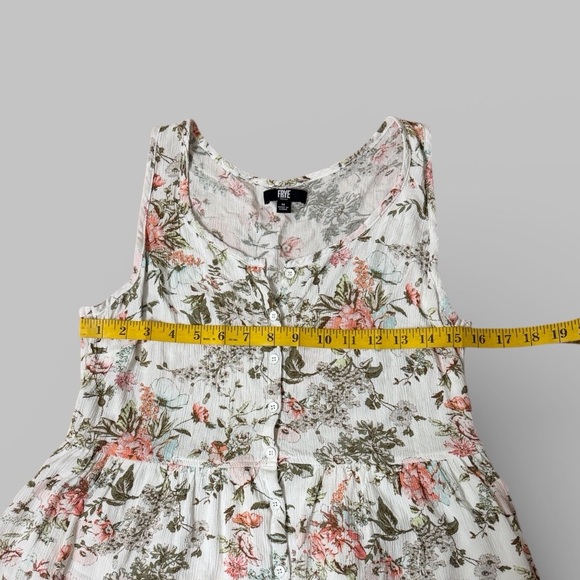 Frye Floral Gauze Button-Down Midi Sundress - Picture 7 of 7